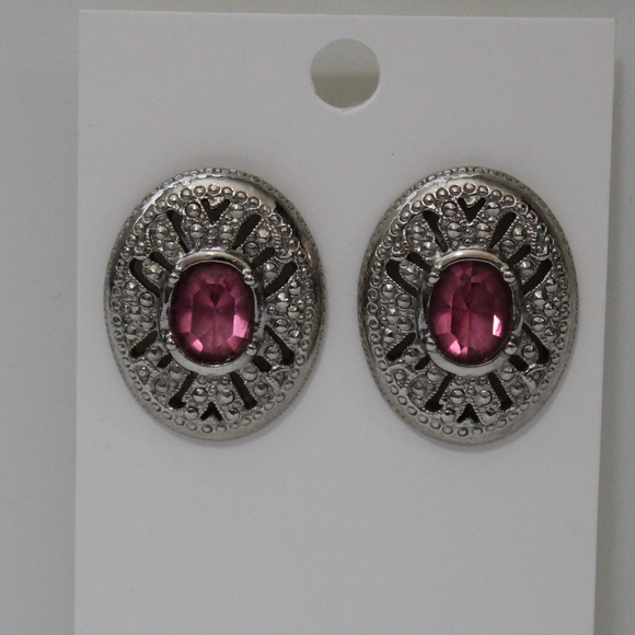 Pink Boho Western Earrings - Picture 2 of 2